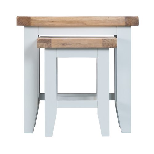 Michigan Nest of 2 Tables (white)