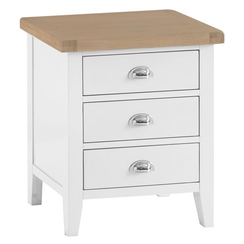 Michigan White Extra- Large Bedside