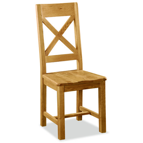 Napier Cross Back Chair (wooden seat)