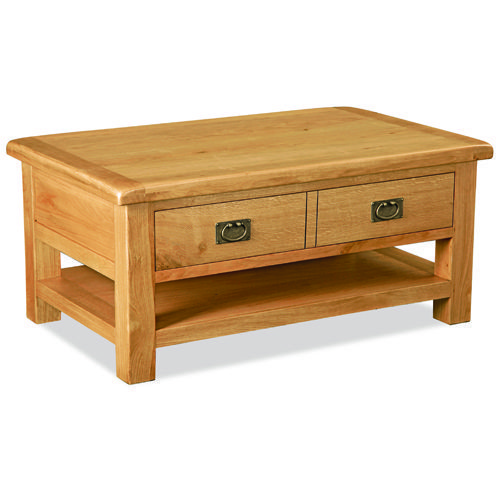 Napier Large Coffee Table with Drawer/Shelf