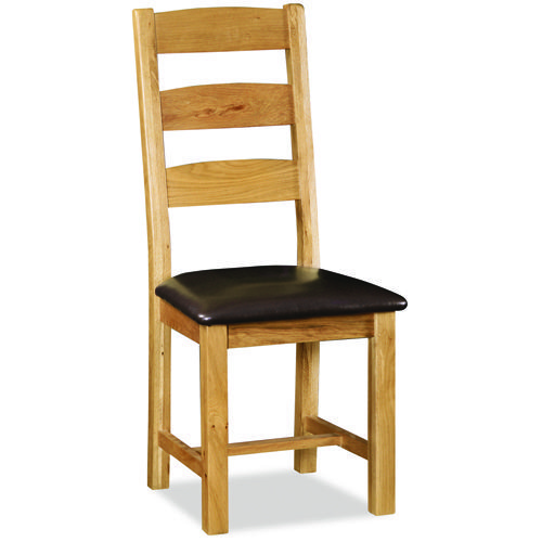 Napier Slatted Chair (pu seat)
