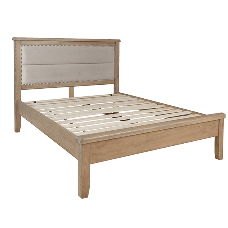 Holly 5ft Bed with Fabric Headboard and Low Footboard Set