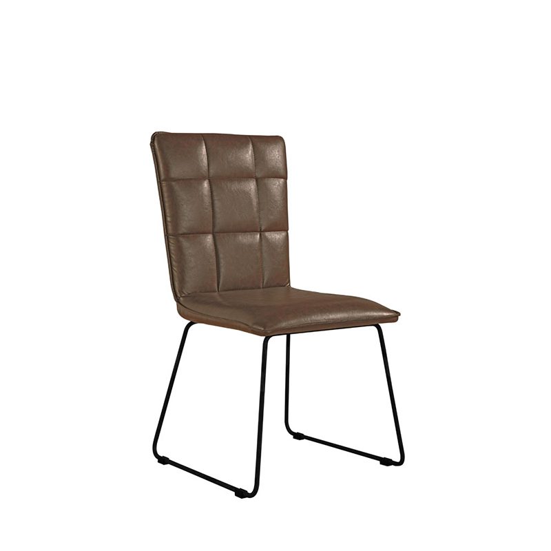 Panel Back Chair (Brown)