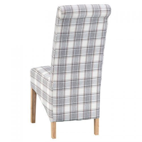 Scroll Back Chair - Cappuccino