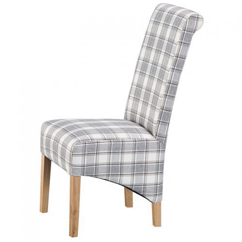 Scroll Back Chair - Cappuccino