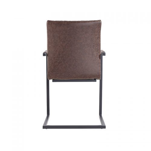 Diamond Stitch Dining Carver Chair (Brown)