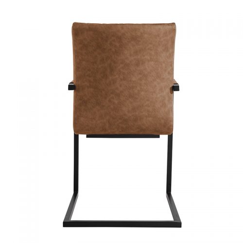 Diamond Stitch Dining Carver Chair (Tan)