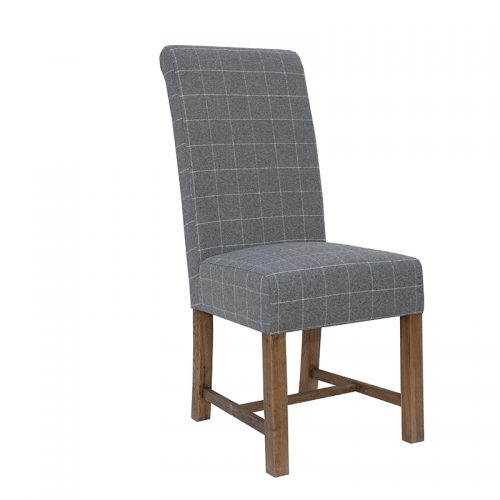 HO Chair - Grey Check (100% Wool)