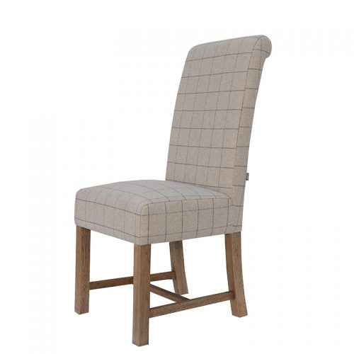 HO Chair - Natural Check (100% Wool)