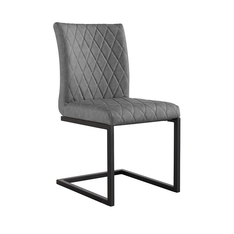 Diamond Stitch Dining Chair (Grey)
