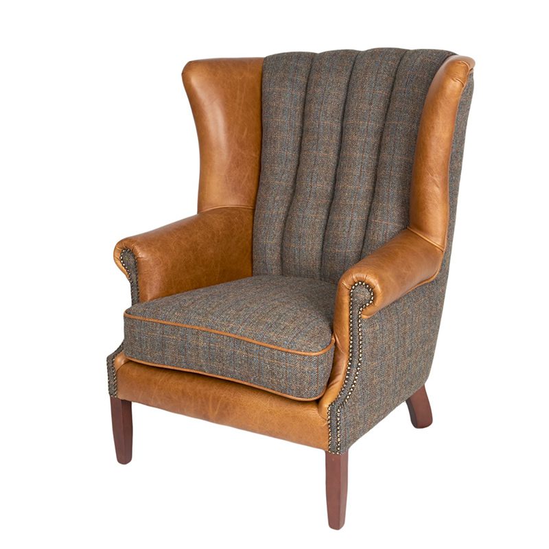 Fluted Wing Chair FT2