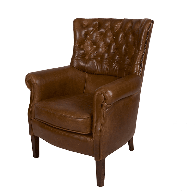 Holker Chair - Brown Cerato