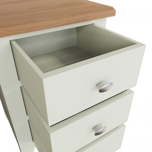 Gala 3 Drawer Bedside Cabinet (White Painted)