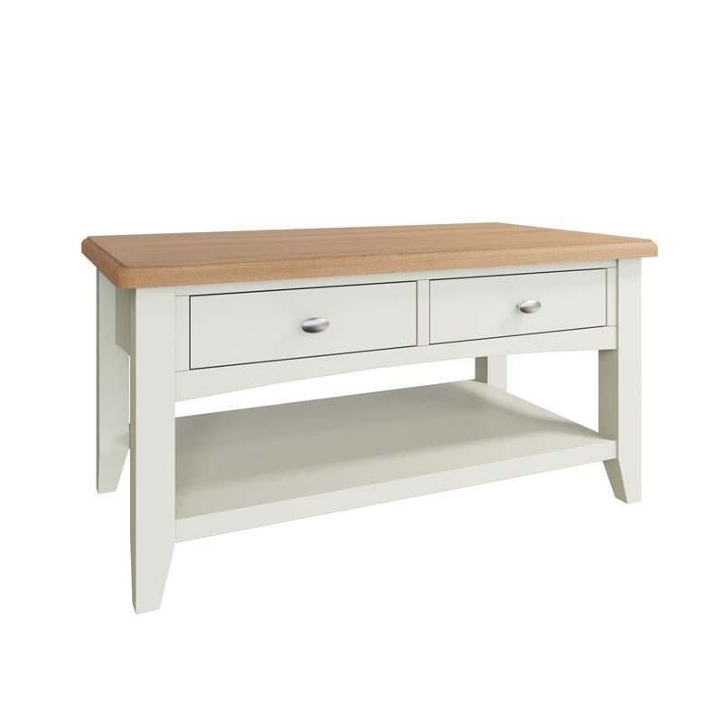Gala Large Coffee Table (White Painted)