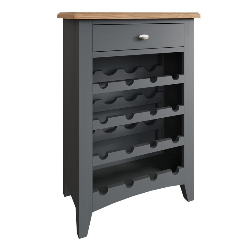 Gala Wine Cabinet (Grey Painted)