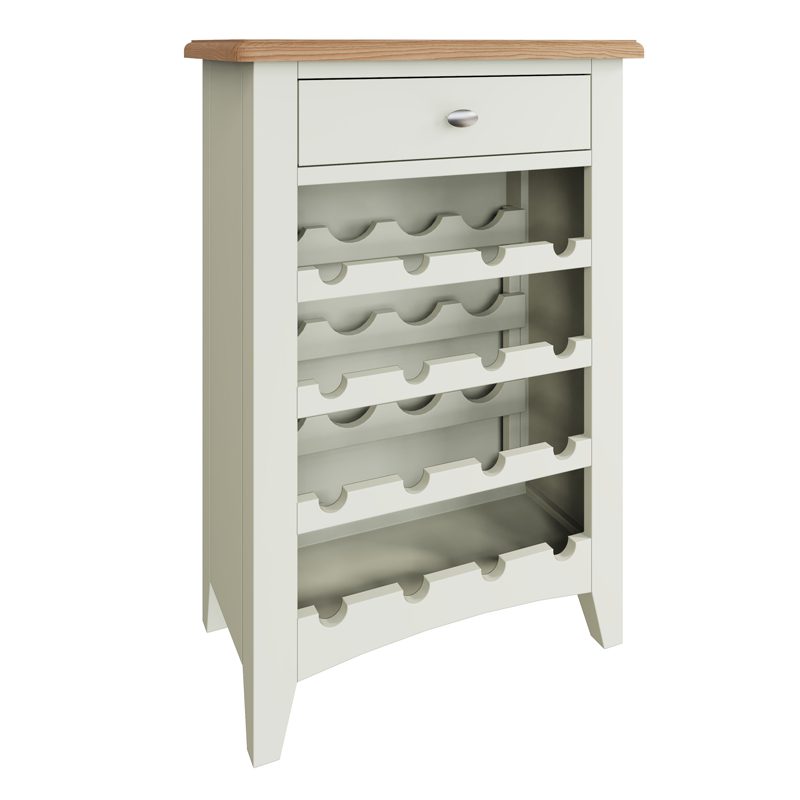 Gala Wine Cabinet (White Painted)