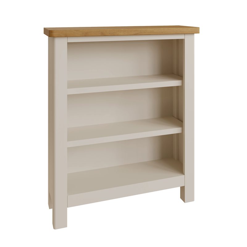 Ratho Grey Small Wide Bookcase